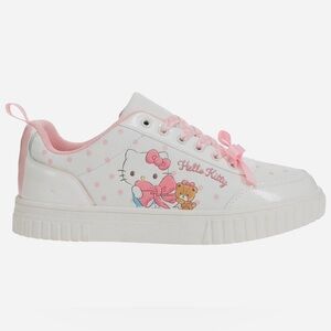 Hello Kitty Pink and White Sneakers Size 8 Sanrio Licensed Platform Shoes